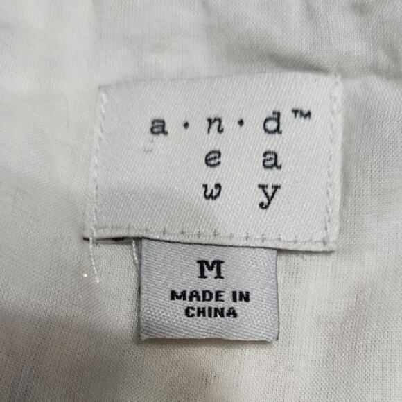 White Metallic Dot Mini Dress Size Medium - Picture 3 of 6